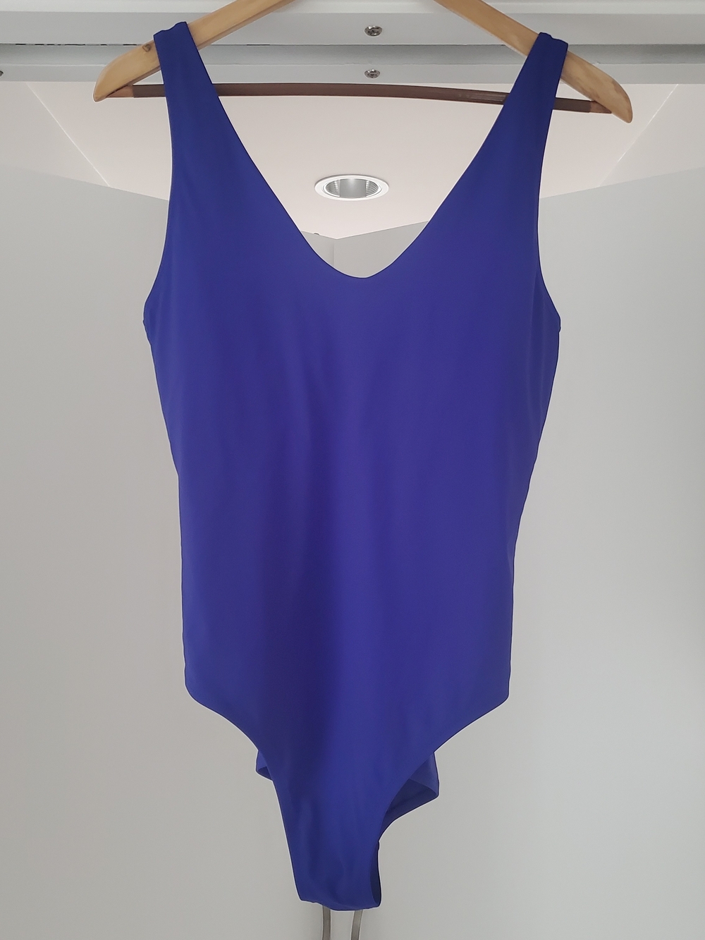 Athleta One-Piece Swimsuit in Violet Blue